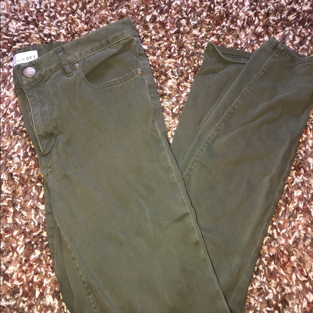 Olive Green Skinny Jeans